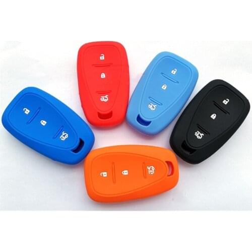 Car Remote Key Cover For Chevrolet 3 Buttons Aveo Cruze Spark Camaro Volt Bolt Trax Malibu Sonic Novo Onix Plus Car Accessories
