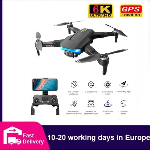 2021 New LS-38 Drone 6K 5G WiFi FPV QuadRotor Flight 25 Min drone 4k profesional Camera Rc helicopter Flight 1KM Brushless Motor