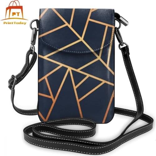 Geometry Shoulder Bag Geometry Leather Bag High quality Crossbody Women Bags Multi Pocket Small Pattern Purse