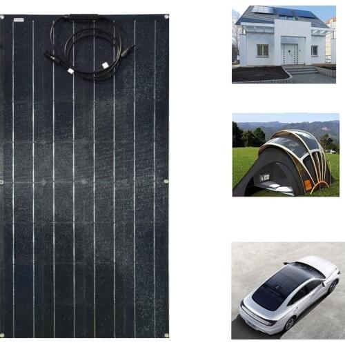 Flexible Solar Panel 100w 12v 18v 32pcs 125mm*125mm Solar Cell , For Car, Family Expenses, Camping