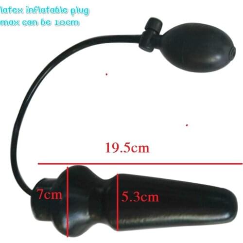 Latex inflatable Anal Plug Expandable Butt Plug Latex Sex Toy adult sex toys sex toy for couple adult games sex toys