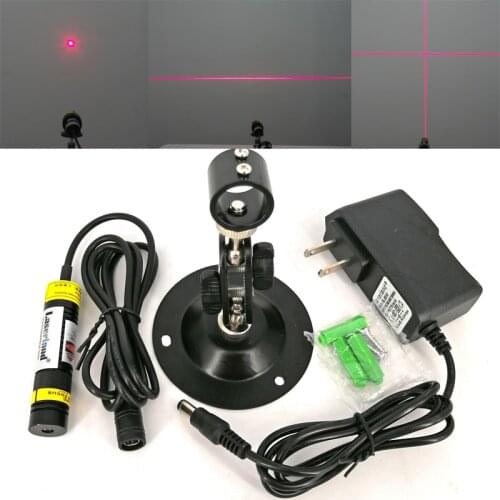 16*68mm 50mW 100mW 200mW 650nm Red Line Laser Module Dot Cross Hair Line Laser Focusable Alignment Locator Wood Cutting Sawmill