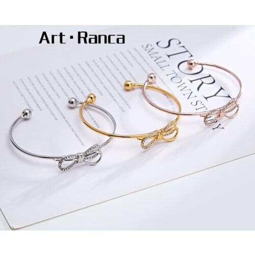 Fashion simple generous inlaid girl bracelet