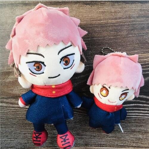 Anime Jujutsu Kaisen Yuji Itadori Plush Toy Soft Stuffed Doll 12-20cm