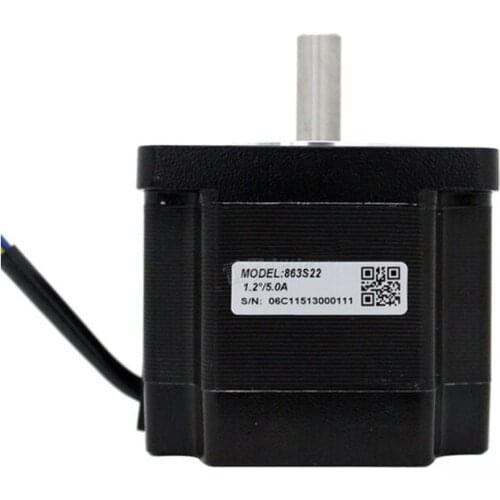 GENUINE Leadshine 863S22 3 Phase Hybrid Stepper Motor with 2.3 N.m 5 A length 71 mm shaft 12 mm
