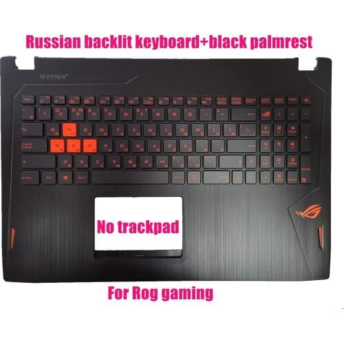 Russian Palmrest Backlit keyboard for Asus Rog GL502VS/GL502VSK/GL502VY Upper case 90NB0BJ1-R31RU0