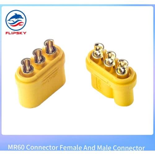MR60 Connector Plug Female And Male Connector 3.5 Bullet Connector 5 Pairs For RC Model Parts /Motor ESC Connection / ESK8