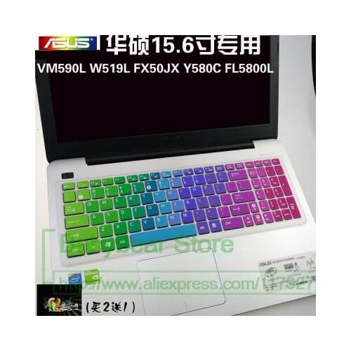 Silicone laptop keyboard protector cover skin For Asus X501U X502U X502C X550C X550DP X551 X552E X552V X56C X503M X555 X555LD