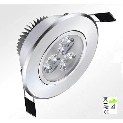 4pc/lot 3w High Shade Led Spot Light Downlights Energy Saving With Excellent Heatsink High Brightness Epistar
