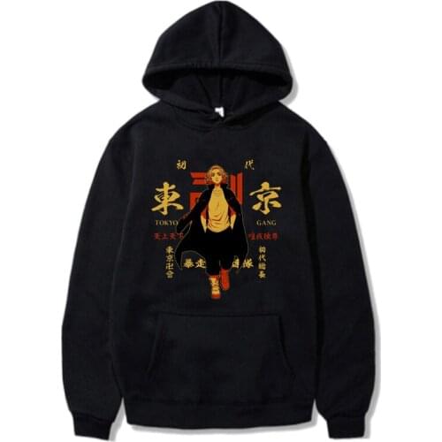 Women Mens Hoodie Anime Tokyo Revengers Autumn Winter Unisex Casual Cosplay Clothing Manjiro Sano Cartoon Pullover Hooded