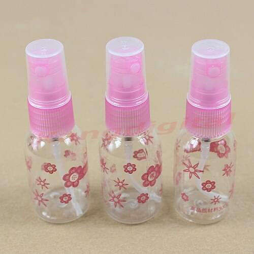 U119 Hot Sell 2pcs/lot 30ML Empty Plastic Transparent Perfume Atomizer Spray Mini Bottles