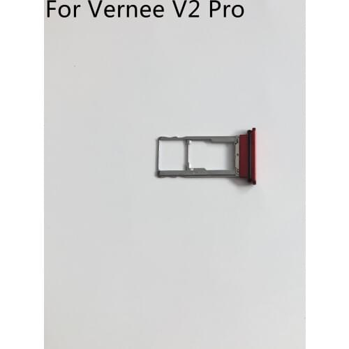 Vernee V2 Pro Used Sim Card Holder Tray Card Slot For Vernee V2 Pro MT6763 Octa-Core 5.99" 2160x1080 Smartphone