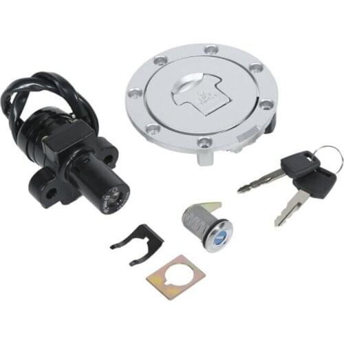 Motorcycle Ignition Switch Lock Fuel Gas Cap Key Set For Honda CBR250 MC19 MC22 CBR400 NC23