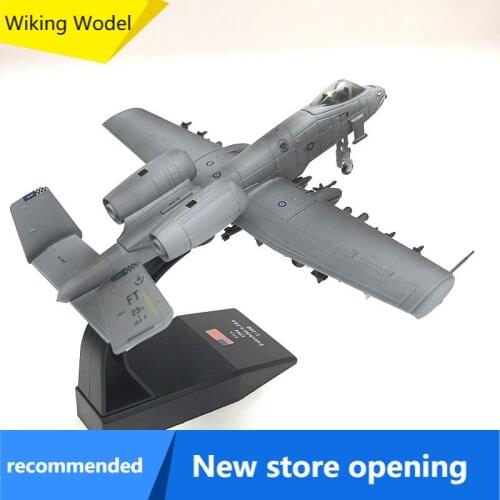1: 100 Obsolete version of U.S. lightning A-10 attack aircraft simulation alloy fighter model