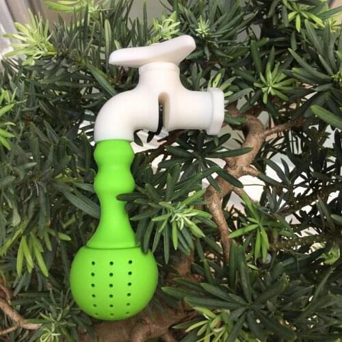 1PC Faucet Shape Teapot Infuser Food Grade Silicone Tea Infuser Creative Safety Tea Bag Filter Tea Strainer For Tea Pot Infuser