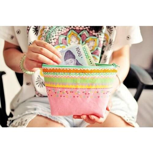 1pcs/lot The times series large capacity striped colorful cosmetic bag make up case kawaii Multifunction bags nice gifts