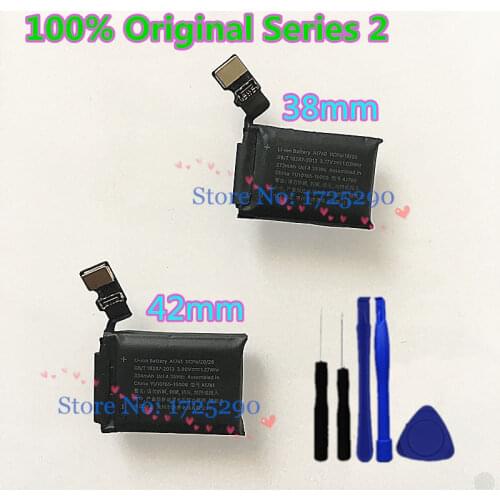 100% Tested Original A1760 A1761 Battery For Apple watch 2 Series 2 38mm 273mAh A1757 A1816 42mm 334mAh A1758 A1817 + "Y" Tool