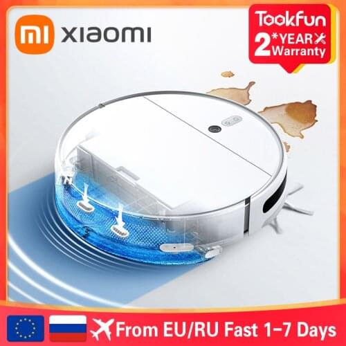 XIAOMI MIJIA Robot Vacuum-Mop 2C Sweeping Cleaner Washing Mopping 2700PA Cyclone Suction 99.9% Antibacterial Mop Smart Planned