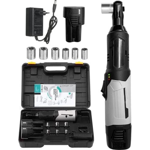 18V Electric Ratchet Wrench Cordless Screwdriver 3/8 Wrench Set Removal Screw 1500mAh Battery Hand Drill Car Repair Power Tool