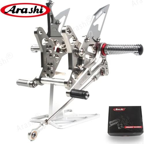 Arashi CNC Rider Rearset For SUZUKI SV650 SV650S SV650X 2016 2017 2018 2019 CNC Adjustable Footrests Rear Foot Pegs SV 650 S