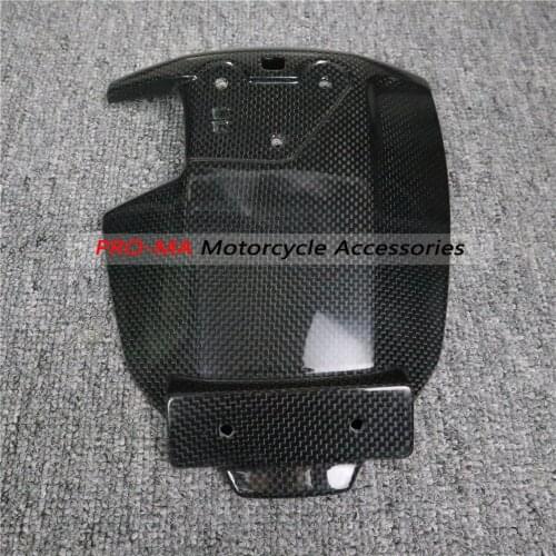 Motorcycle Rear hugger mudguard in carbon fiber for Ducati Scrambler 800 plian glossy weave
