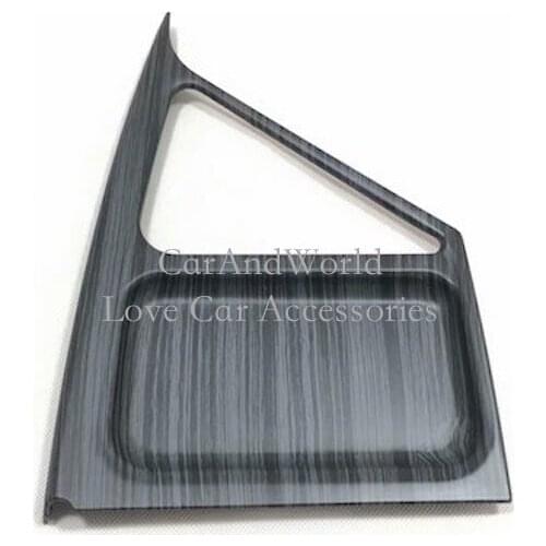 For Toyota RAV4 2016 2017 2018 Console Storage Box Cover Decoration Trim ABS Chrome Front Gear Water cup Panel Accessories