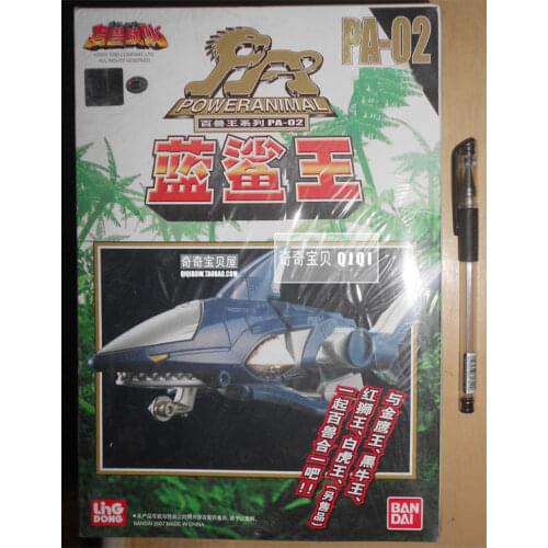 BANDAI Power Animal PA-02 Super Sentai Action Figure Toys Collection Anime Jungle Force Deformed Robot Model Toy Kids Gift Blue