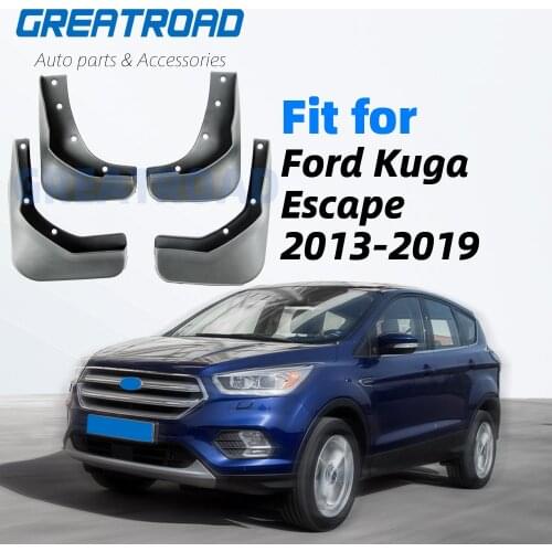 Set Mudflaps For Ford Kuga Escape 2013 2014 2015 2016 2017 2018 2019 Splash Guards Mud Flaps Front Rear Mudguards Fender