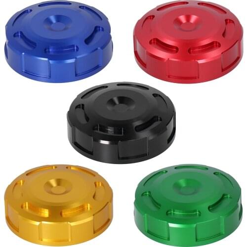 CNC Aluminum Alloy Motorcycle Front Brake Fluid Cylinder Master Reservoir Cover Cap Fit for YAMAHA HONDA SUZUKI TRIUMPH KAWASAKI