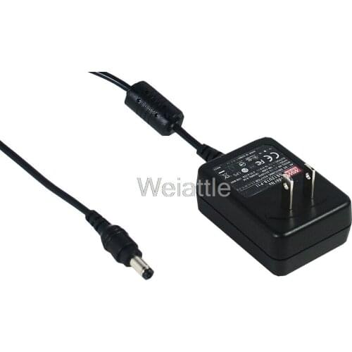 MEAN WELL original GS12U18-P1I 18V 0.67A meanwell GS12U18 18V 12W AC-DC Industrial Adaptor
