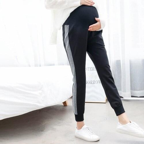 Fashion Autumn Maternity Pants New Pregnant Elastic Waist Belly Casual Trousers Clothes for Pregnant Women Pregnancy Pants