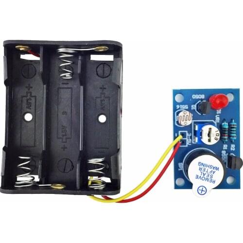 DIY Kit Photosensitive Sound and Light Alarm Suite Electronic Production Kit for Detect Ambient Light