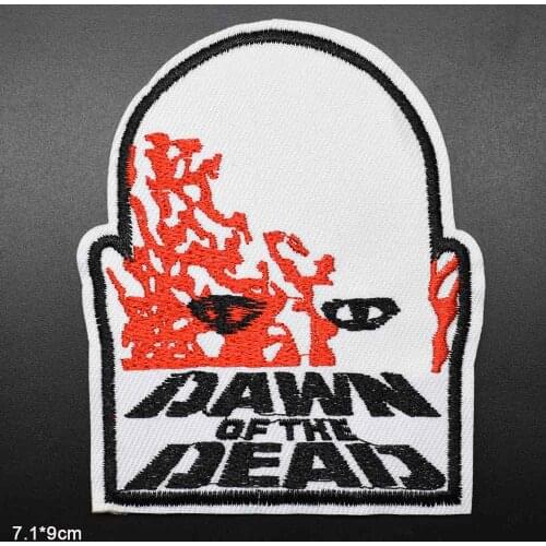 Dawn Of the Dead Iron On Embroidered Clothes Patches For Clothing Stickers Garment Wholesale