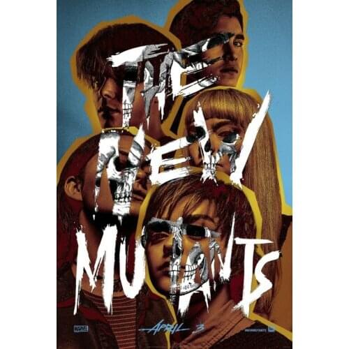 The New Mutants Movie Art print Silk poster Home Wall Decor