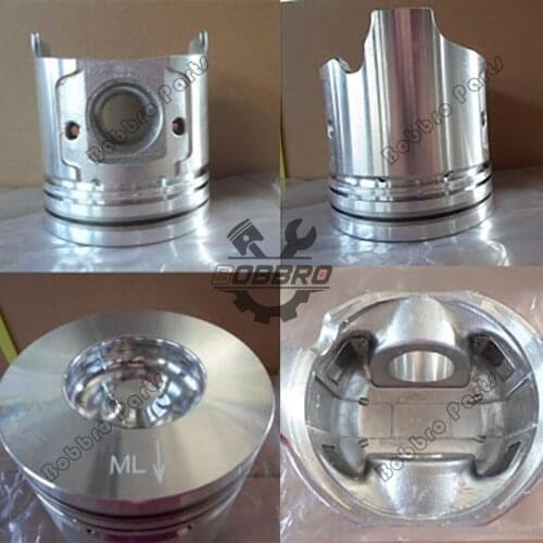 Piston With Ring For Volvo D3.1 Engine D3.1ACAE2EC1K D3.1ACAE2EC1U Repair Parts Fit Excavator EC55B ECR58 EW55B EC55C ECR58D