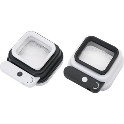 LED Illuminated Magnifying Glass 10X, 15X, 20X, Foldable Handle Handheld Magnifier with UV Light, Magnifying Glass for Reading