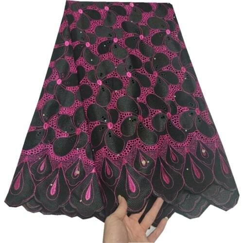 SJ Lace 2021 Design Swiss Voile Lace In Switzerland High Quality Cotton 5yards Nigerian Dry Lace Fabric African French t3-19