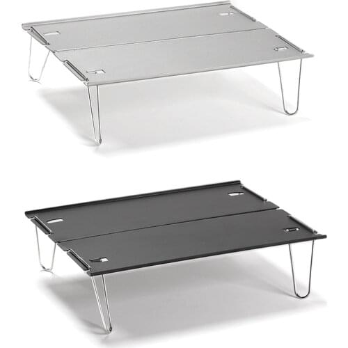 Mini Folding Table Aluminum Outdoor Camping Picnic Household Portable Desk Detachable Easy assembly Folding Table