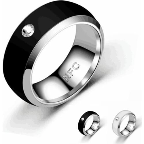 Smart Ring Wearable Technology Waterproof Unisex NFC Phone Smart Accessories for Couples 6-13 TT@88