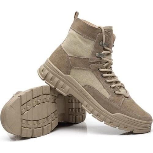 Ultralight Waterproof Men Women Training Shoes Army Fan Outdoor Hiking Sports Climbing Non-slip Breathable Desert Tactical Boots