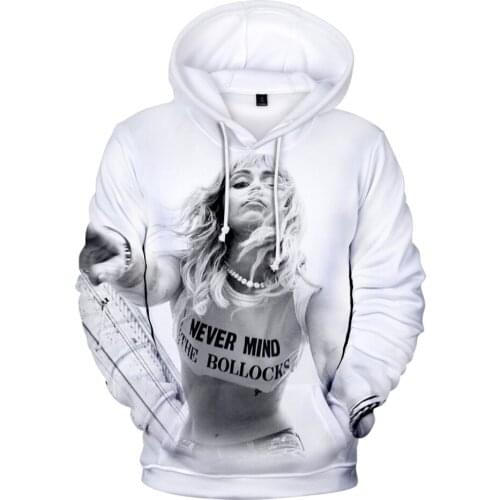 Personality Miley Cyrus Hoodie 3D Women Sweatshirt Fashion Long Sleeve Mens Hoodie Harajuku Streetwear Style Coats Oversized