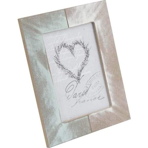 Vitale Tumbled Pastel Wooden Photo Frame-19x24 cm