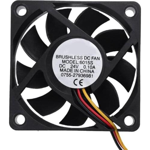 High Quality PC Case CPU Cooler Waterproof Cooling Fan 6015S 24V 58x58x20mm Low Noise Brushless DC Cooling Fan Radiator