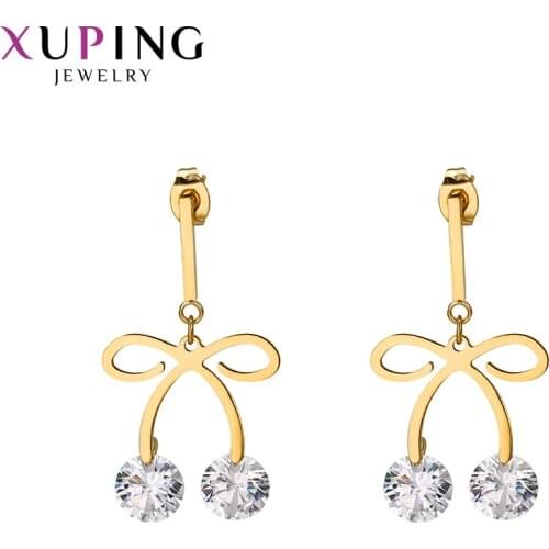 Xuping Drop Style Earrings Popular Design Jewelry Classic Party Birthday Family Gifts for Women Fashion 80450