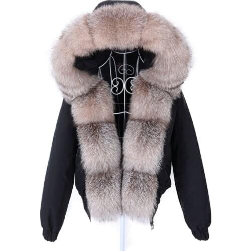 2021 grey parkas winter jacket women winter coat women parka real fur coat natural raccoon fur collar hooded warm thick