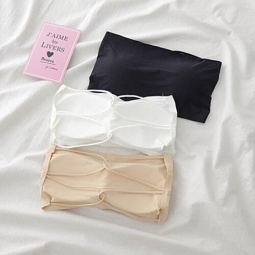 Women bras Will spot strapless exposed word wrap chest wipe bosom render back small vest underwear top female beauty womens bra