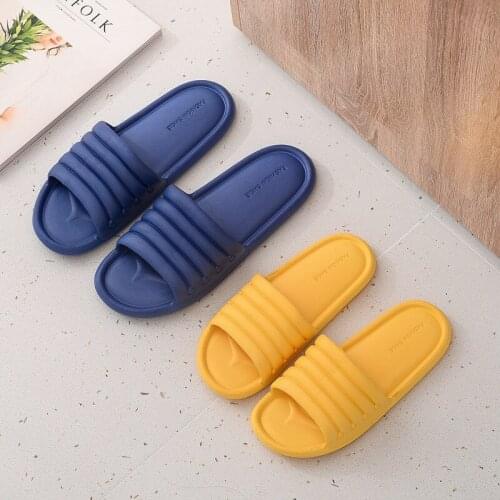 Women Indoor Slippers Floor Flat Shoes Indoor Eva Soft Flip Flops Female Non-slip Bathroom Home Slippers Zapatillas De Hombre