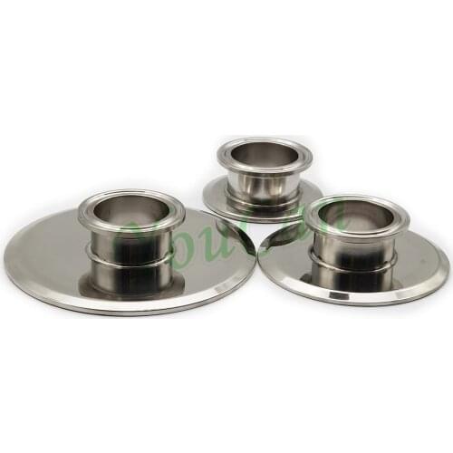 1.5" 2" 2.5" 3" 3.5" 4" Short Tri Clamp Reducer Short Flange OD End Cap Reducing SUS 304 Stainless Steel Sanitary Home Brew Beer