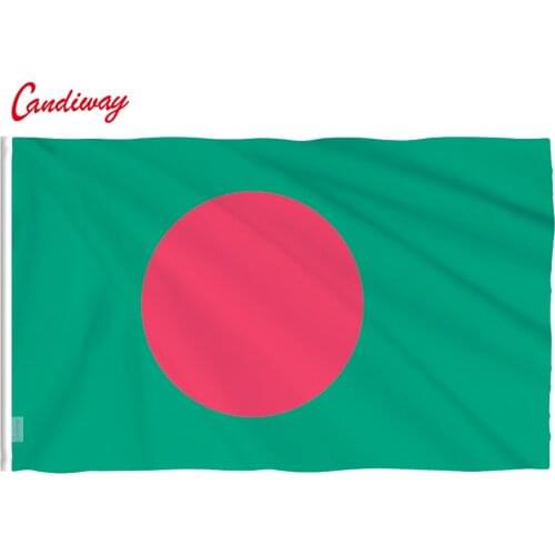 90 x 150cm Bangladesh Asia National Flag All Over The World hot sell goods Banner brass metal holes NN090
