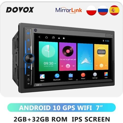 DOVOX Android Car Multimedia Player 2din GPS Radio IPS Screen Radio Stereo 2 Din Bluetooth Wifi For VW Toyota Nissan Hyundai